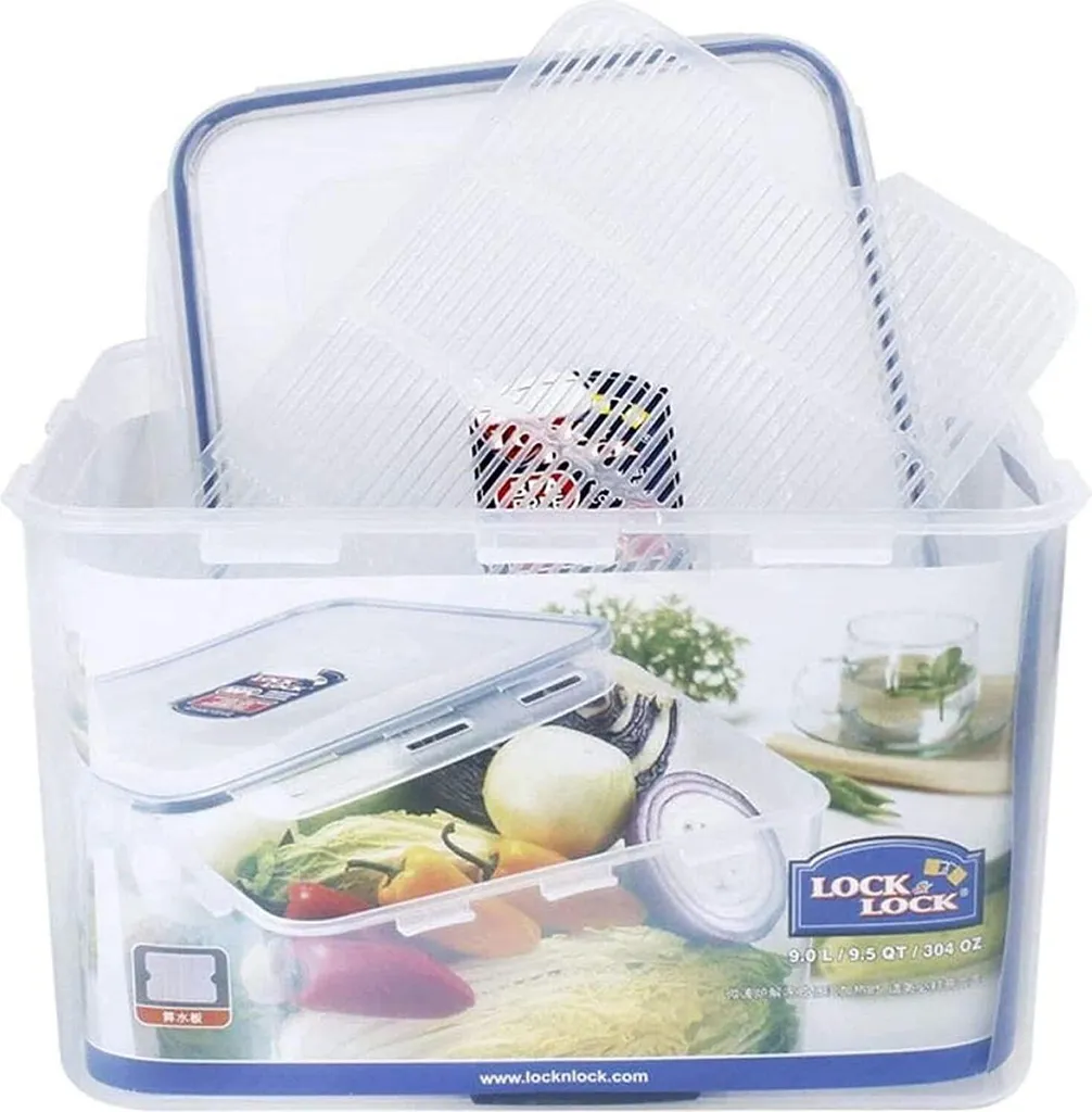 LocknLock Classic HPL838 Frischhaltedose 9L - Luft & Wasserdicht (1er Pack) 5 LocknLock Classic HPL838 Frischhaltedose 9L - Luft & Wasserdicht (1er Pack) – Bild 5