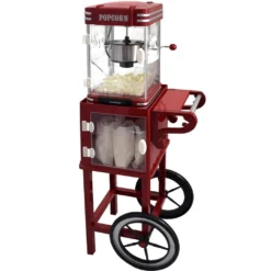 Syntrox Untergestell Popcornwagen Für Popcorn Maker Mit Zwei Reifen -Qualitätsladen Für Geschirr 24a08e6b76be275b408358abbaf0e1e5