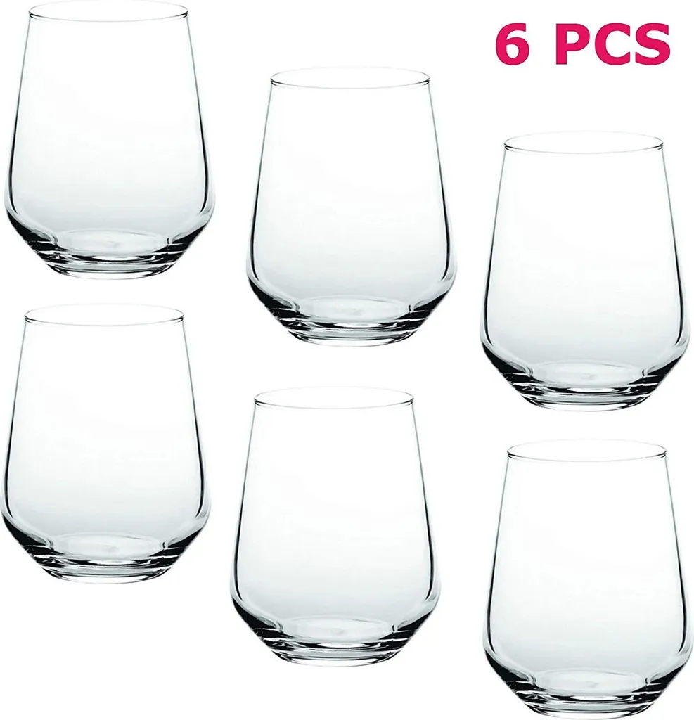 Pasabahce Allegra Set Von 6 Gläser Für Wein, Saft, Wasser, Whisky 425 Ml Gastronomie Restaurant 4 Pasabahce Allegra Set Von 6 Gläser Für Wein, Saft, Wasser, Whisky 425 Ml Gastronomie Restaurant – Bild 4