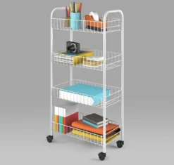 Metaltex Servierwagen Mit 4 Körben Pisa Weiß -Qualitätsladen Für Geschirr 259013f7a918e5586bca52b509efc997