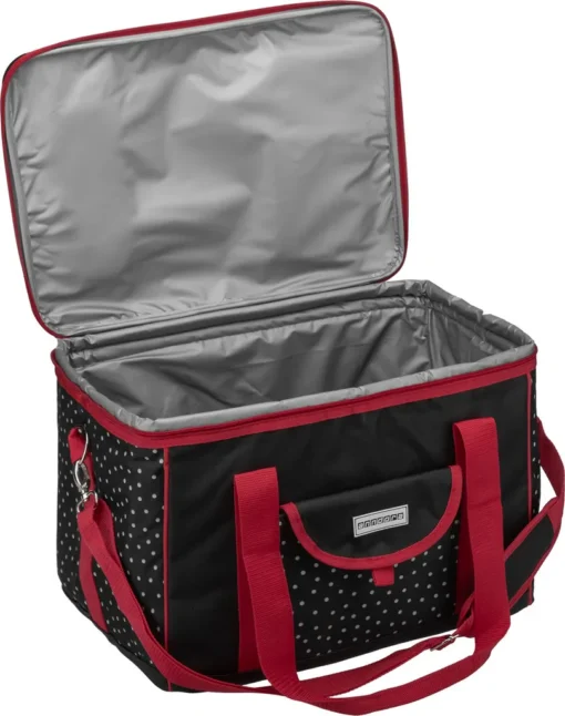 Riesige Kühltasche Picknicktasche XL Schwarz Weiß - Snövit - Schwarz – Bild 2