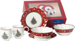 Villeroy & Boch Frühstücksset Toy's Delight Rot,weiß -Qualitätsladen Für Geschirr 26eb5132b4d3c90e63be0a278f6f1a78