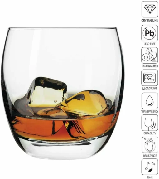 KROSNO Elite Whiskygläser, 6er-Set, 300 Ml – Bild 3