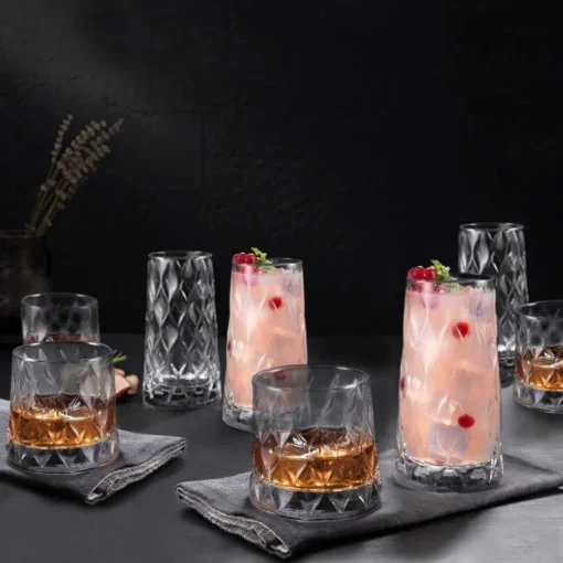 Pasabahce 420855 4-Teilig Trinkgläser Cocktail Saftglas Alkoholglas Gläser-Set – Bild 4