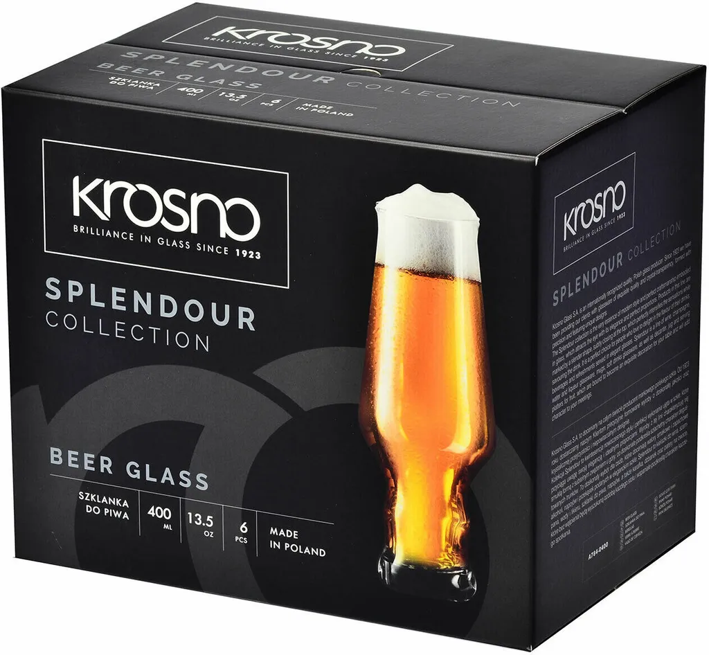 KROSNO Splendour IPA Biergläser, 6er-Set, 400 Ml 9 KROSNO Splendour IPA Biergläser, 6er-Set, 400 Ml – Bild 9