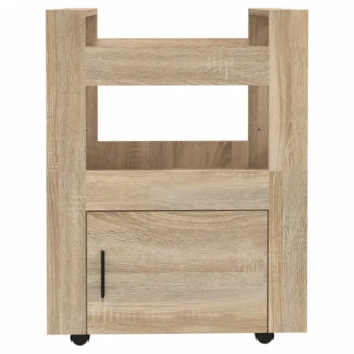 VidaXL Küchenwagen Sonoma-Eiche 60x45x80 Cm Holzwerkstoff – Bild 5