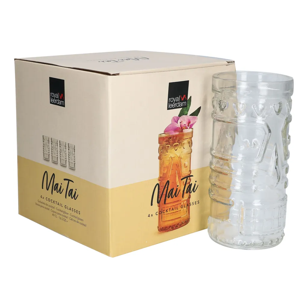4x Mai Tai Glas 490 Ml Klarglas Cocktail-Kelch Tiki-Cocktail Rum-Longdrink Mai Tai Glass 5 4x Mai Tai Glas 490 Ml Klarglas Cocktail-Kelch Tiki-Cocktail Rum-Longdrink Mai Tai Glass – Bild 5