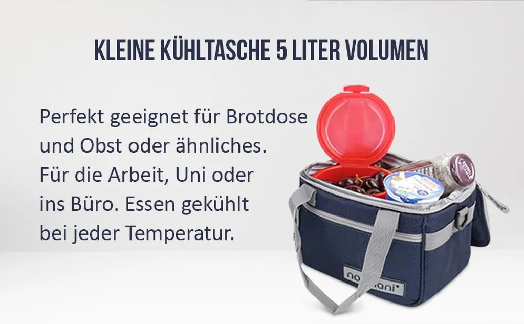 Normani Isolierte Kühltasche 5 L 3 Normani Isolierte Kühltasche 5 L – Bild 3