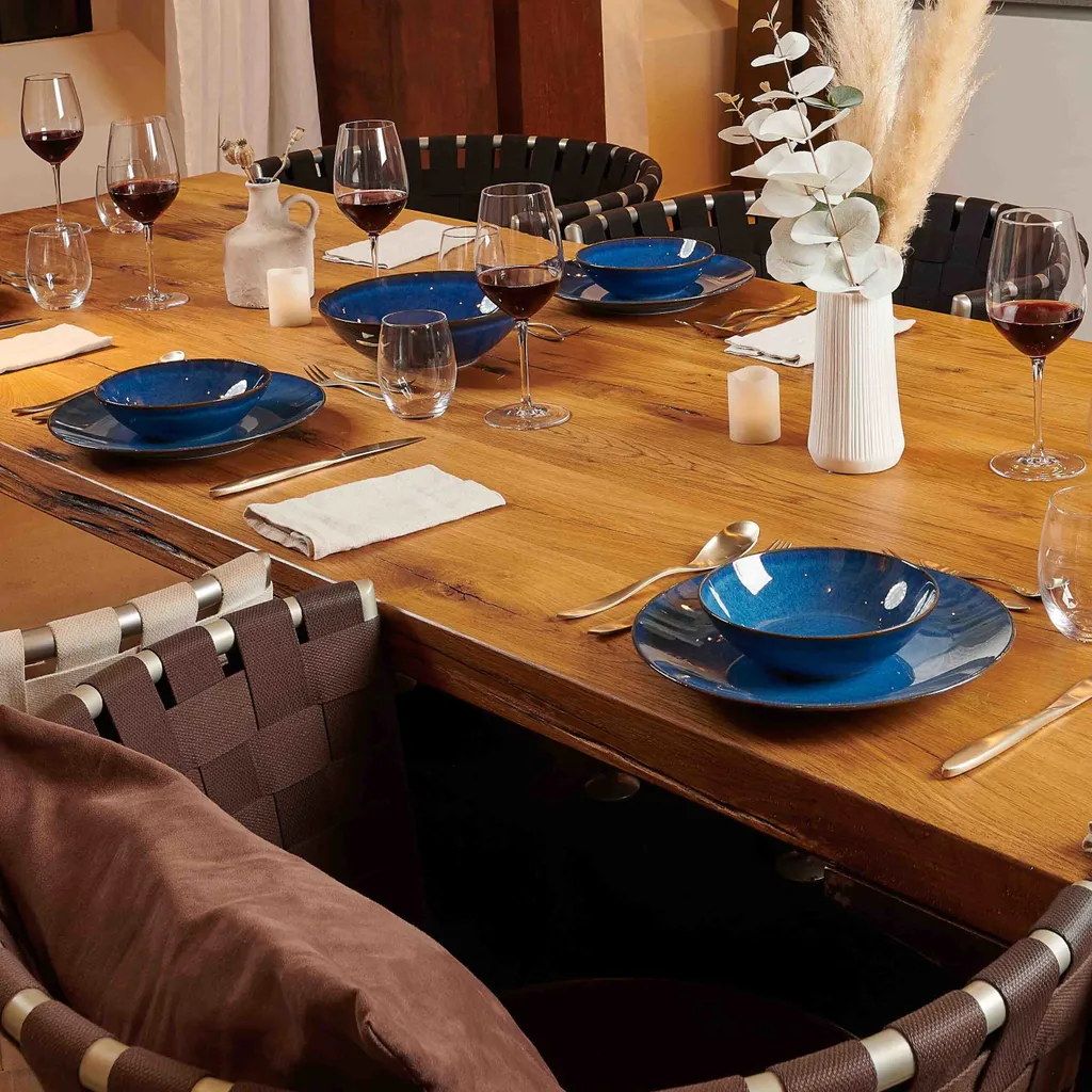Mäser 931946 Tafelservice Ossia Für 6 Personen, Steinzeug, Blau (1 Set, 12-teilig) 4 Mäser 931946 Tafelservice Ossia Für 6 Personen, Steinzeug, Blau (1 Set, 12-teilig) – Bild 4