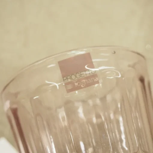 Wassergläser Solange Reliefmuster 6xSet Rosa Transparent 265ml – Bild 4