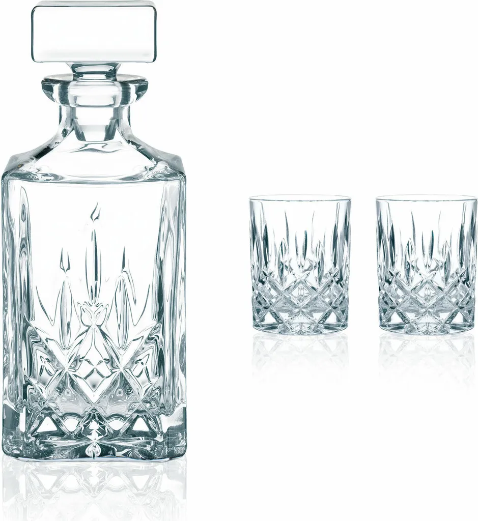 Nachtmann 0091899-0 Noblesse Whisky-Set, 1 X Karaffe/Dekanter + 2 X Whisky-Becher, Klar (1 Set) 4 Nachtmann 0091899-0 Noblesse Whisky-Set, 1 X Karaffe/Dekanter + 2 X Whisky-Becher, Klar (1 Set) – Bild 4