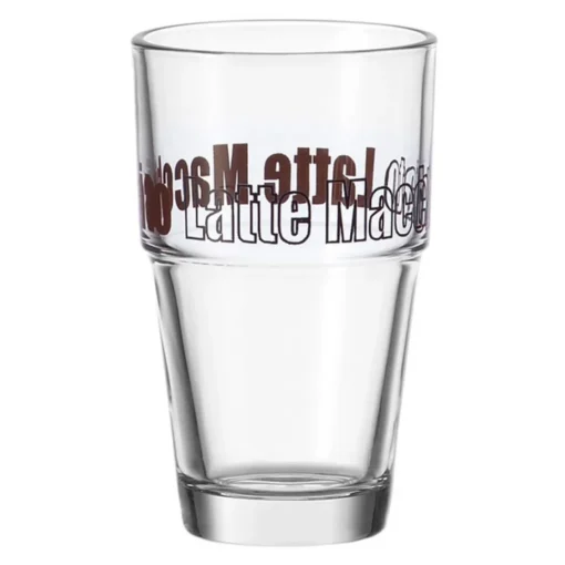 LEONARDO 043399 'Solo' Leonardo 043399 Latte Macchiato Becher 'Solo' 400ml, Glas, H 14cm, Transparent (6er Pack) – Bild 6