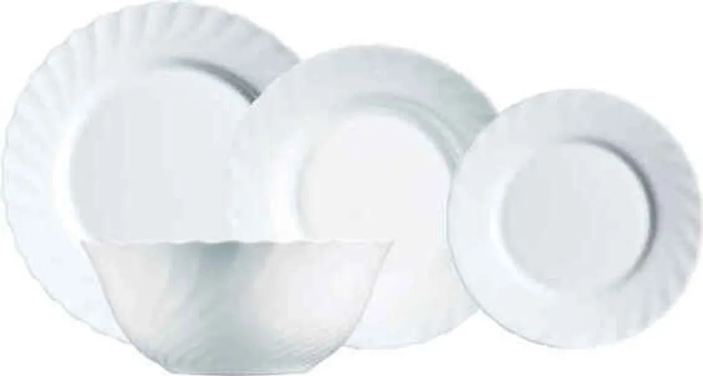 Luminarc 19tlg. Tellerset + Schale Trianon 4 Luminarc 19tlg. Tellerset + Schale Trianon – Bild 4