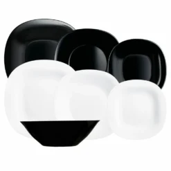 Geschirr Luminarc Carine Glas Schwarz-Weiß (19 Pcs) -Qualitätsladen Für Geschirr 2d70227c33f0d087caac52232c2cb7e5