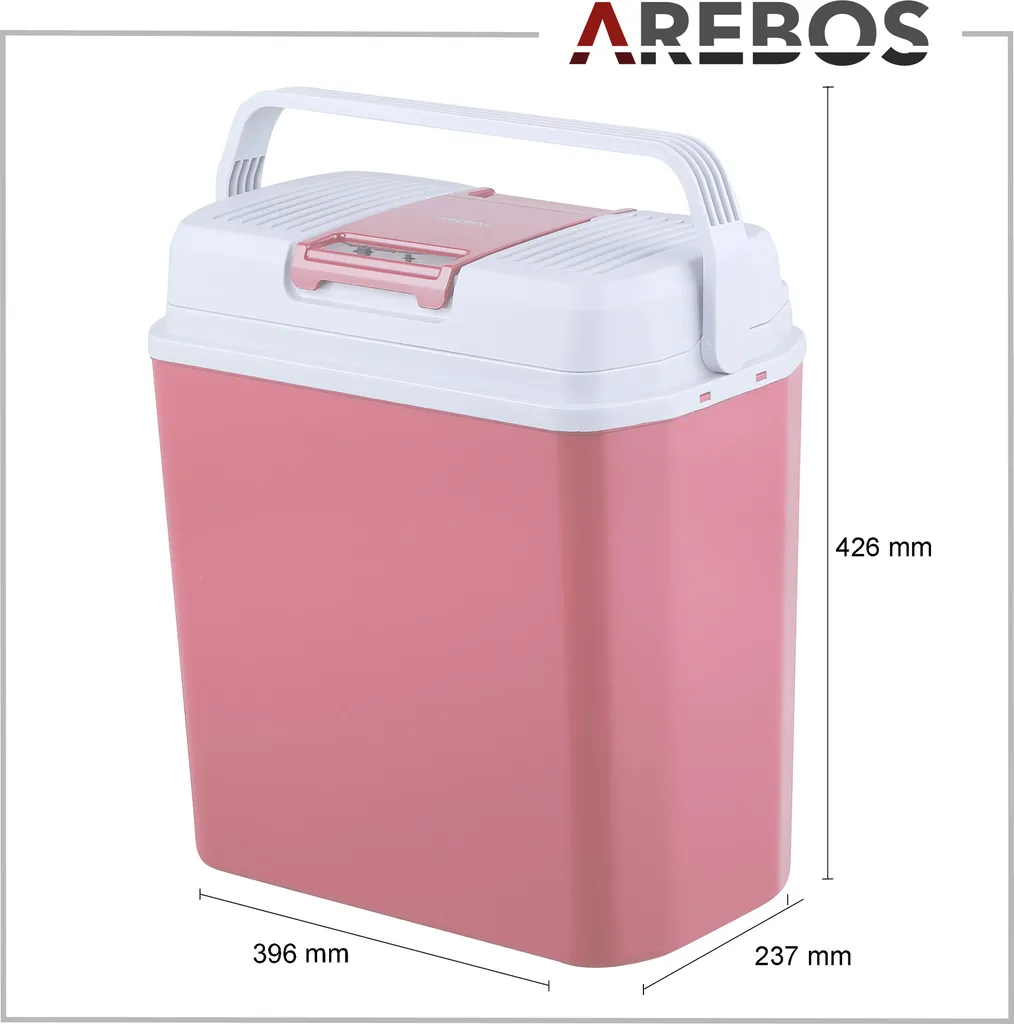 AREBOS 20 Liter Kühlbox Elektrisch, Klein, Zum Kühlen Und Warmhalten, Mit ECO Modus, 12/230 V Für Auto Und Steckdose, Kühltasche, Isoliertasche 5 AREBOS 20 Liter Kühlbox Elektrisch, Klein, Zum Kühlen Und Warmhalten, Mit ECO Modus, 12/230 V Für Auto Und Steckdose, Kühltasche, Isoliertasche – Bild 5