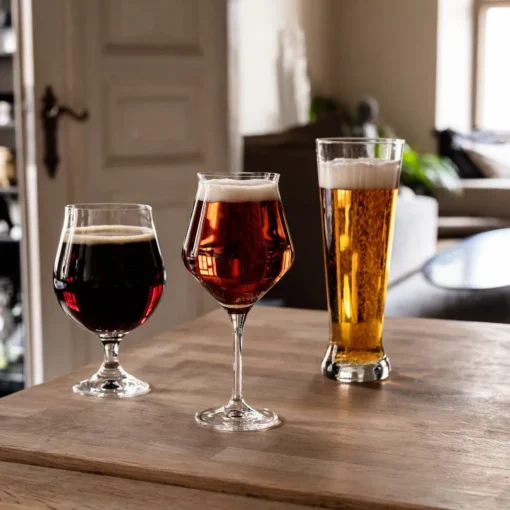 KROSNO Brewery Biergläser Bierkenner Set, 6er-Set, 420ml, 500 Ml – Bild 6