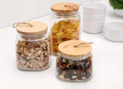 APS Vorratsglas -WOODY- /// 14 X 14 Cm, H: 21,5 Cm /// Glas, Kiefernholz, Silikon /// 2,5 Liter /// 82257 11 APS Vorratsglas -WOODY- /// 14 X 14 Cm, H: 21,5 Cm /// Glas, Kiefernholz, Silikon /// 2,5 Liter /// 82257 -Qualitätsladen Für Geschirr 2e9c2ef46bc96acac6bceb28cfc9da01