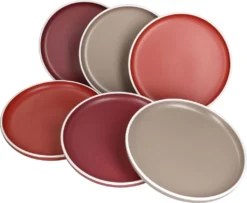 Van Well Liz 24tlg Kombi-Service 6 Pers. Steingut Sand Rot Terracotta Geschirrset -Qualitätsladen Für Geschirr 2f22d2e8cca1e791adb61dad58742aef 1