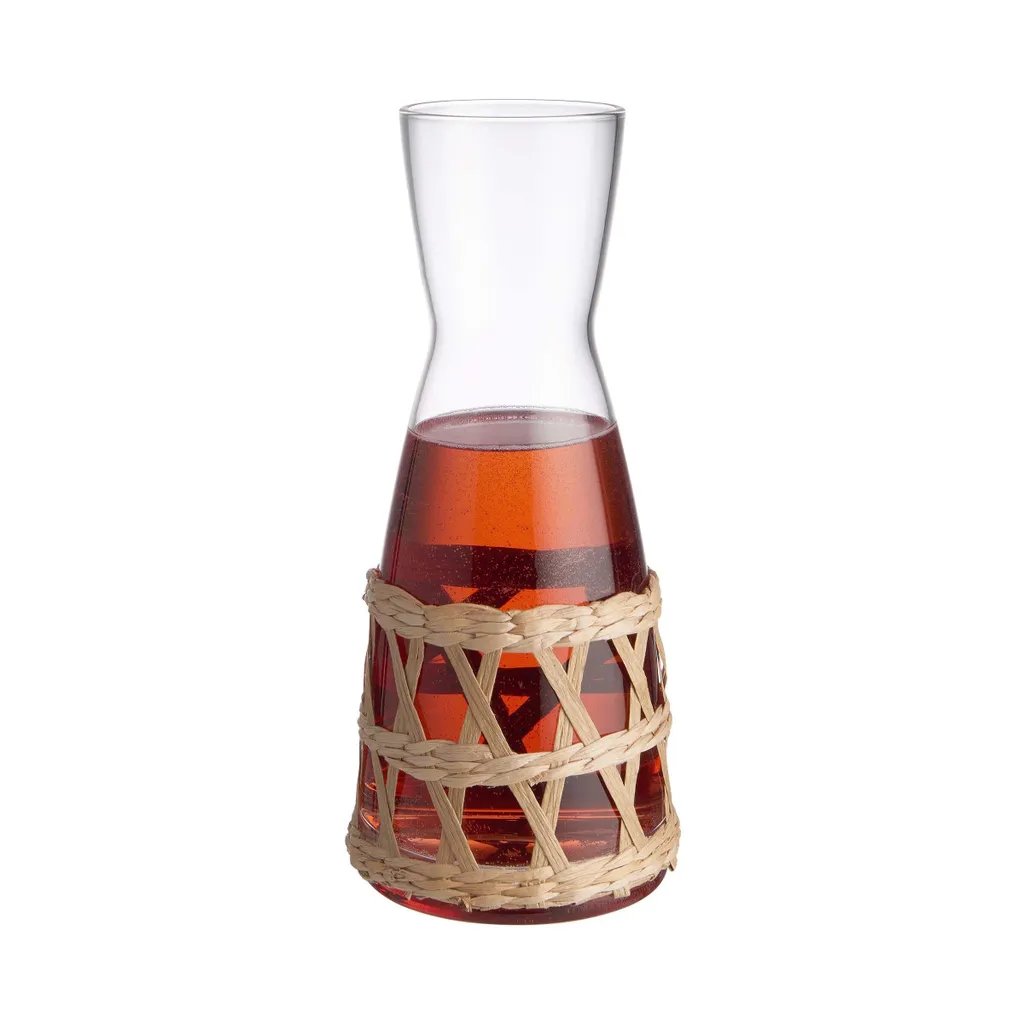 BUTLERS LE HAVRE Karaffe Mit Rohrkolbenverzierung 900ml 2 BUTLERS LE HAVRE Karaffe Mit Rohrkolbenverzierung 900ml – Bild 2