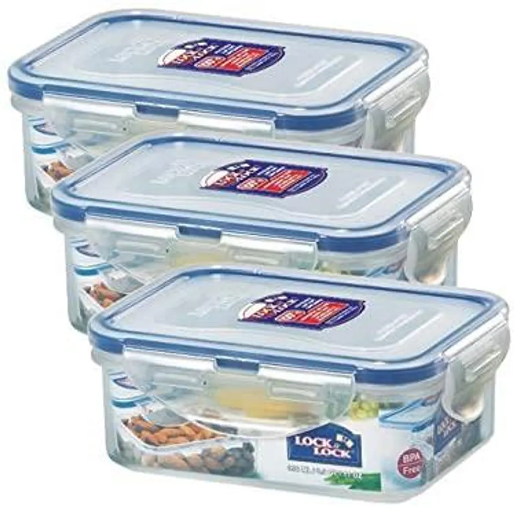 Lock & Lock Classic 350ml 135 X 102 X 52 Mm HPL806 - 3er Set 1 Lock & Lock Classic 350ml 135 X 102 X 52 Mm HPL806 - 3er Set