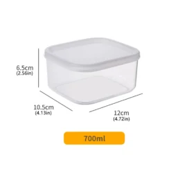 4 Stück/Set Lebensmittel Frisch Aufbewahren Aufbewahrungsbox Lebensmittelbehälter Frischhaltedosen Küchenaufbewahrung Mit Deckel,Mikrowellen- Und Spülmaschinengeeignet -Qualitätsladen Für Geschirr 3059f17379863a6771d2415266d25b24