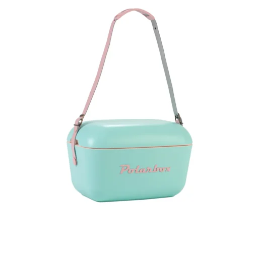 Kühlbox | Passive Kühlbox | Kühltaschen Polar In Retro Vintage Design Aus Kunststoff Mit Polystyrol (Airpop) Thermische Isolierung, 12L In Türkis – Bild 2