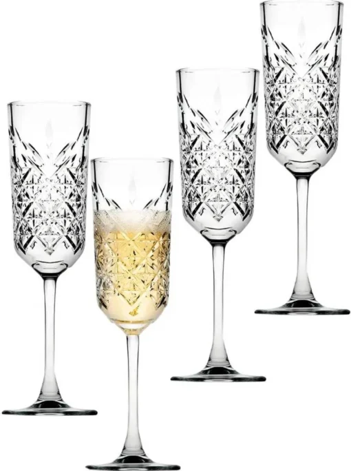 Pasabahce 440356 Timeless Sektglas, Sektkelch, 175ml, Glas, Transparent, 4 Stück – Bild 5