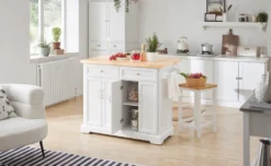 SoBuy FKW71-WN Kücheninsel Küchenwagen Mit Erweiterbarer Arbeitsplatte Küchenschrank Servierwagen Holz Weiß BHT Ca.: 115x92x46-71cm 13 SoBuy FKW71-WN Kücheninsel Küchenwagen Mit Erweiterbarer Arbeitsplatte Küchenschrank Servierwagen Holz Weiß BHT Ca.: 115x92x46-71cm -Qualitätsladen Für Geschirr 30fb0ff2db2045f86244304e76bc1da2