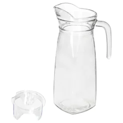 KARA Glas-Karaffe Mit Kunstoff-Deckel + Griff 1,2L Wasser-Krug Saftkanne Limo 8 KARA Glas-Karaffe Mit Kunstoff-Deckel + Griff 1,2L Wasser-Krug Saftkanne Limo -Qualitätsladen Für Geschirr 322130a0dfb5a7a0d15196f3bfc93e7d