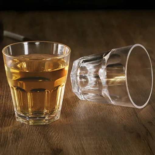15er 170ml Whiskytasse Set Weinverkoster Bierbecher Bar Klar Acryl-Whisky-Tassen Whiskyglas – Bild 3
