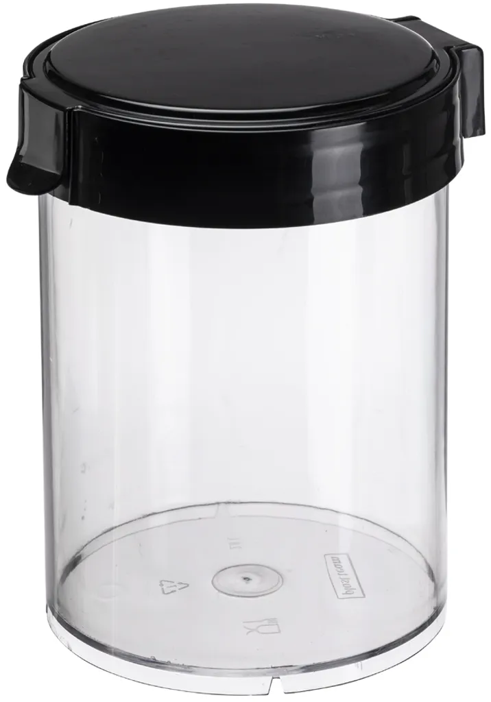 Plast Team Trockenvorratsdose Mary 2,0 Liter Oval Transparent/schwarz 1 Plast Team Trockenvorratsdose Mary 2,0 Liter Oval Transparent/schwarz