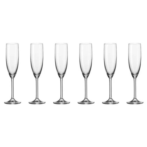 Leonardo Daily Sektglas, 6er Set, Champagnerglas, Proseccoglas, Glas, 210 Ml, 35243 – Bild 2