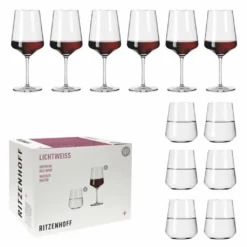 Lichtweiss Julie Rotwein- Und Wasserglas-Set #2 Von Nadine Niggemeier -Qualitätsladen Für Geschirr 333dcfefacd354420e143449c70dbe51