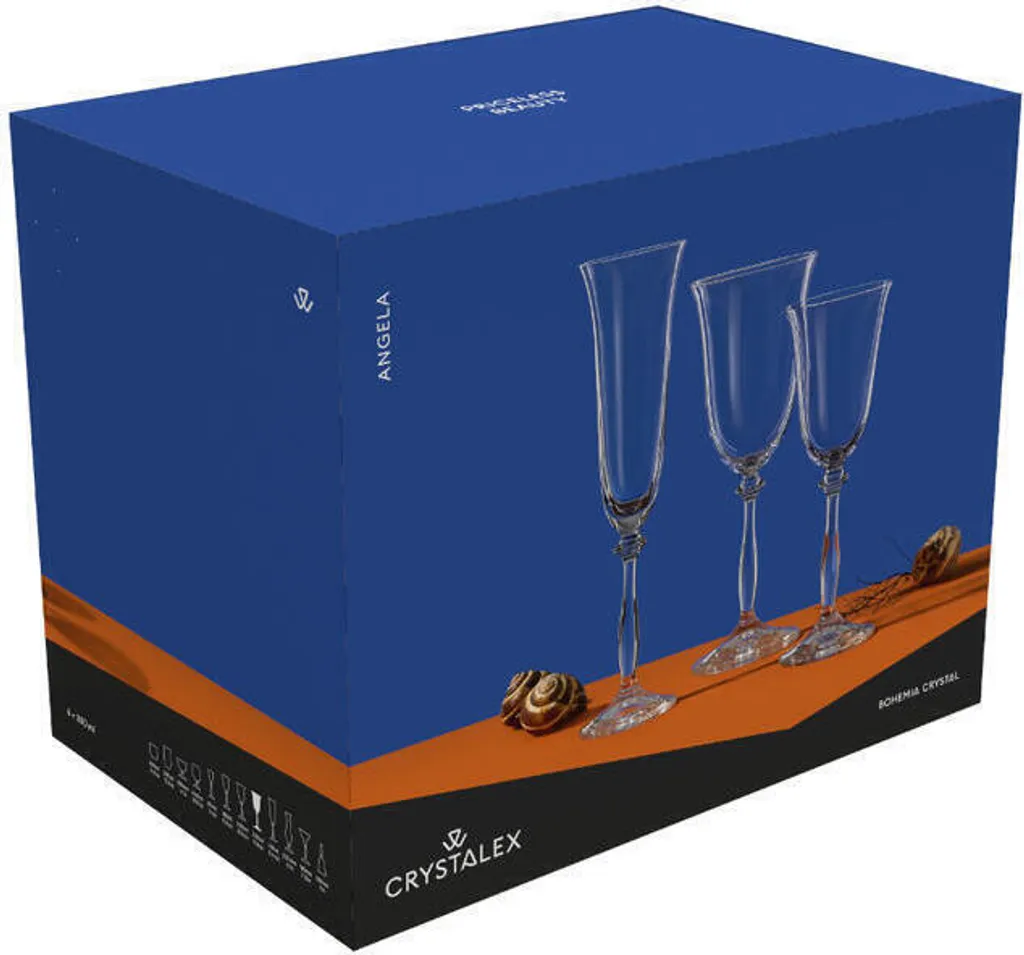 Sektgläser Sektglas Angela Kristallgläser 190 Ml 6er Set Bohemia Crystalex 3 Sektgläser Sektglas Angela Kristallgläser 190 Ml 6er Set Bohemia Crystalex – Bild 3