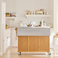 SoBuy FKW69-N Kücheninsel Küchenwagen Mit Erweiterbarer Edelstahlarbeitsplatte Küchenschrank Servierwagen Bambus BHT Ca.: 115x92x46-71cm 16 SoBuy FKW69-N Kücheninsel Küchenwagen Mit Erweiterbarer Edelstahlarbeitsplatte Küchenschrank Servierwagen Bambus BHT Ca.: 115x92x46-71cm -Qualitätsladen Für Geschirr 33c41306a7dfa45974ae6e302a43613a