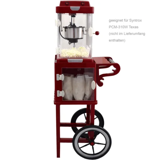 Syntrox Untergestell Popcornwagen Für Popcorn Maker Mit Zwei Reifen – Bild 13