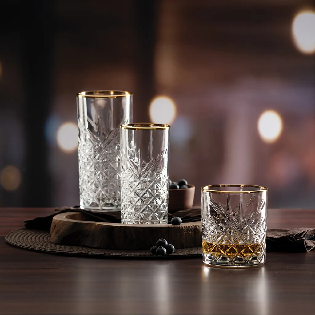 Pasabahce Timeless Golden Touch 4tlg Trinkglas Glas Tumbler 450ml 52800 7 Pasabahce Timeless Golden Touch 4tlg Trinkglas Glas Tumbler 450ml 52800 – Bild 7