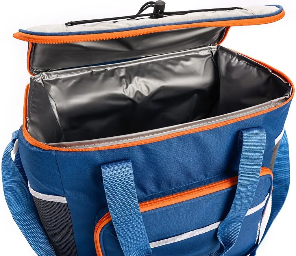 METEOR Kühltasche Frosty Picknicktasche Thermotasche Isoliertasche 30L Blue/grey 5 METEOR Kühltasche Frosty Picknicktasche Thermotasche Isoliertasche 30L Blue/grey – Bild 5