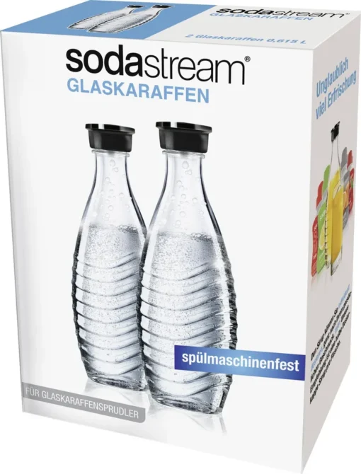 SodaStream Glaskaraffen 0,6 Liter Im 2er-Pack, 764997 – Bild 5
