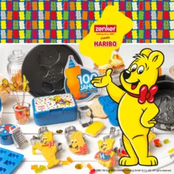 Zenker Haribo Vorratsdose Als Aufbewahrung Für Snacks Und Süßigkeiten Frischhaltedose Aus Kunststoff Mit Süßem Goldbär-Design Runde Dose Für Die Küche 13 Zenker Haribo Vorratsdose Als Aufbewahrung Für Snacks Und Süßigkeiten Frischhaltedose Aus Kunststoff Mit Süßem Goldbär-Design Runde Dose Für Die Küche -Qualitätsladen Für Geschirr 3635a0f2dfe1a9539c7ea52f8736a0b6