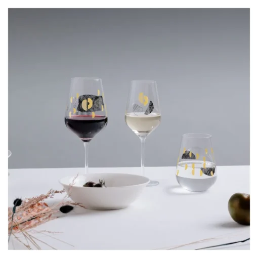 Sagengold Rotweinglas-Set #3, #4 Von Maike Schönebeck – Bild 9