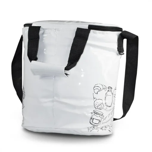 Kühltasche Weiß Tasche Kühlbox Thermo Picknicktasche Cooler Campingtasche – Bild 3