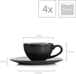 Sänger SÄNGER Kaffeeservice Palm Beach 12 Teilig Für 4 Personen 14 Sänger SÄNGER Kaffeeservice Palm Beach 12 Teilig Für 4 Personen -Qualitätsladen Für Geschirr 37f571bb2ca270817a01eda7c8b2f1d4