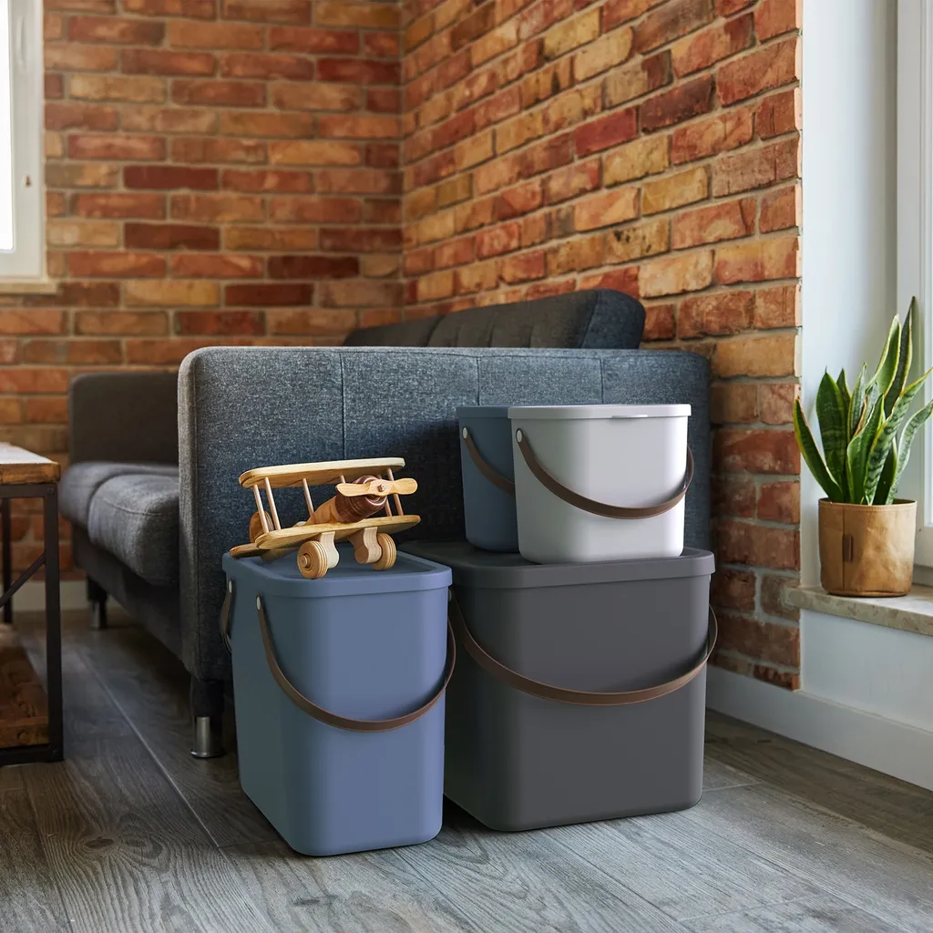 ROTHO Aufbewahrungssystem 40 L ALBULA, Farbe:Cappuccino 4 ROTHO Aufbewahrungssystem 40 L ALBULA, Farbe:Cappuccino – Bild 4