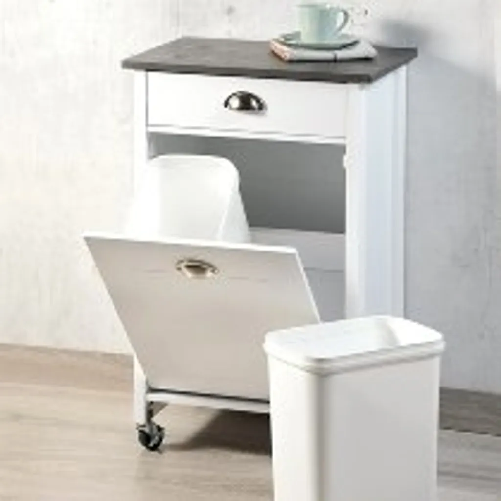 Kesper Küchenwagen Inkl. Mülltrennung, Weiß 4 Kesper Küchenwagen Inkl. Mülltrennung, Weiß – Bild 4