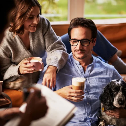 Tchibo 4er Latte Macchiato Gläser, Doppelwandig, Modernes Design, Heiß Und Kalt – Bild 4