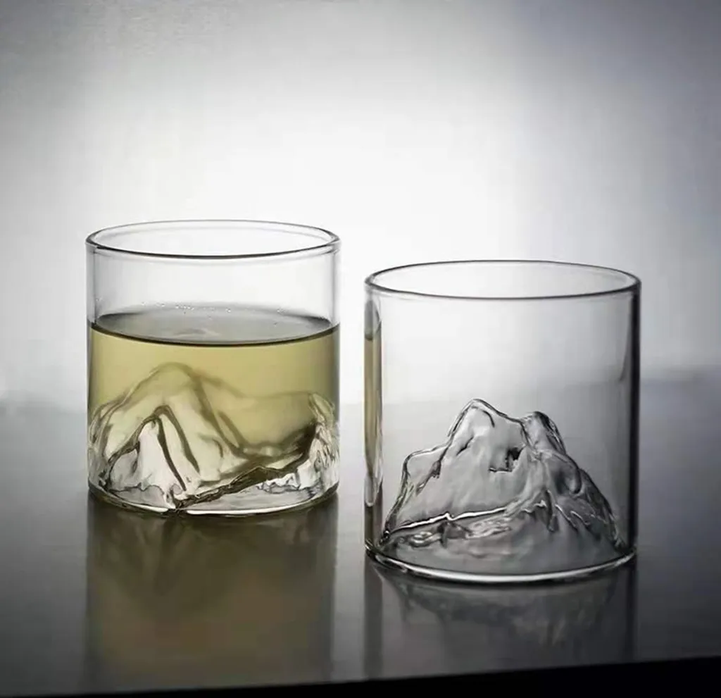 4 Stk/Set 200ml Mountain Whiskygläser Whiskey Glasses Set,für Scotch Und Whisky Liebhaber,Geschenk Für Männer, Vatertagsgeschenk 3 4 Stk/Set 200ml Mountain Whiskygläser Whiskey Glasses Set,für Scotch Und Whisky Liebhaber,Geschenk Für Männer, Vatertagsgeschenk – Bild 3