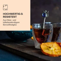 2x 200ml DUOS Doppelwandige Thermogläser Für Tee, Kaffee, Schümli, Vorspeisen 6 2x 200ml DUOS Doppelwandige Thermogläser Für Tee, Kaffee, Schümli, Vorspeisen -Qualitätsladen Für Geschirr 3b3a0a41fa8123f1827b22082f0e9e54