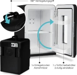 KESSER® 2in1 Mini Kühlschrank Kühlbox 15 Liter Kühl Und Heizfunktion Tragbarer AC DC 220-240V/12V Steckdose Und Zigarettenanzünder Warmhaltebox Mini-Thermobox Auto Büros Zimmer Camping Garten , Farbe:Schwarz, Größe:15L 13 KESSER® 2in1 Mini Kühlschrank Kühlbox 15 Liter Kühl Und Heizfunktion Tragbarer AC DC 220-240V/12V Steckdose Und Zigarettenanzünder Warmhaltebox Mini-Thermobox Auto Büros Zimmer Camping Garten , Farbe:Schwarz, Größe:15L -Qualitätsladen Für Geschirr 3c51d219648715c6ee18f08697091cfb