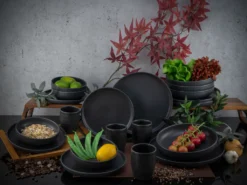 CreaTable 22978 Kombiservice Uno BLACK Für 4 Personen, Steinzeug, Schwarz (1 Set, 16-teilig) 14 CreaTable 22978 Kombiservice Uno BLACK Für 4 Personen, Steinzeug, Schwarz (1 Set, 16-teilig) -Qualitätsladen Für Geschirr 3ce8d77569b7ca9d7a4f079e1a28fff7